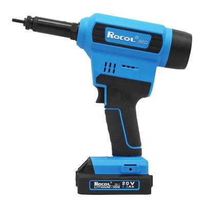 China Shanghai ROCOL riveting lithium riveting nut gun rl-860 with large spot supply is preferred RL-860 for sale