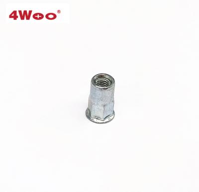 China Heavy Industry M3 M5 M6 M8 M10 M12Flat Head Rivet Nut With Vertical Grain for sale