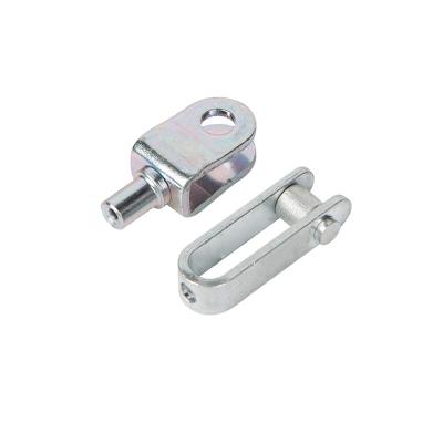 China Control Cable End Fittings Good Quality White Zinc Plating Controls End Fittings Push Pull Yoke Eye End Clevis for sale