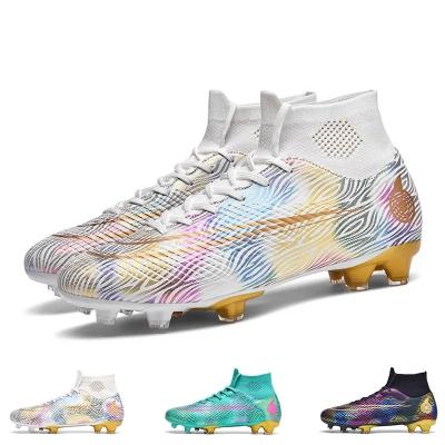 China TPR Men's Society Wholesale New Design Wear Resistant Soccer Shoes Outdoor Shock-absorbing Football Shoes Soccer Boots for sale