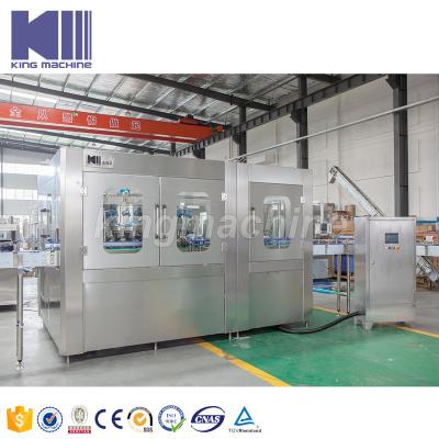 China Whole Line Automatic PET Tin Can Filling Sealing Machine Aluminum Food For Carbonated Drink Juice Soda Water Soft Drink Beer for sale