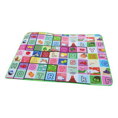 China OEM Eco-friendly Non-Toxic Baby Care EPE Foam Play Mat Kids Floor Large Reversible Portable Play Mat for sale