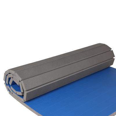 China Eco-friendly Hot Selling Flexi Roll Tatami Judo Wrestling Attacking Rolling Mat for sale