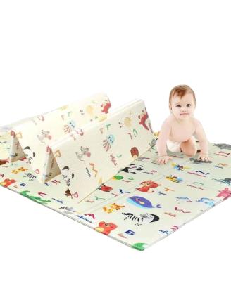 China Mat Child XPE Environmental Safety Foam Floor Folding Baby Play Crawling Mat for sale