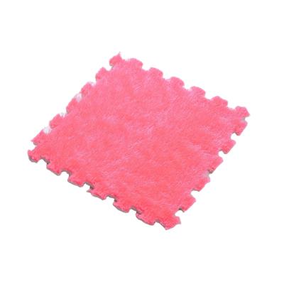 China Eco-friendly.washable soft washable foam plush puzzle mat for sale