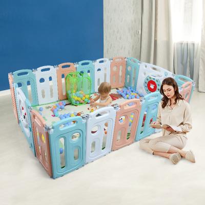 China Easy Folding / Durable Best Selling Indoor Plastic Baby Playpen For Kids for sale