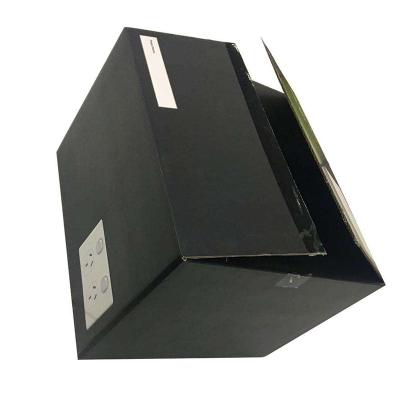 China New Arrival WEIHAI YouDe Materials Large Recycled Cardboard Box Rigid Black Custom Large Cardboard Boxes For Cardboard Box for sale