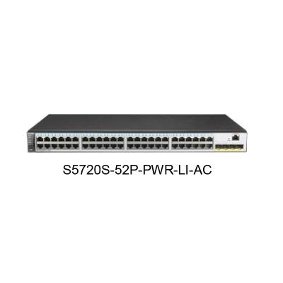 China S5720S-52X-PWR-LI-AC - S5700 series switches (48 10/100/1000 port Ethernet, 4 10 Gig SFP+, PoE+, 370W POE AC 110/220V) S5720S-52X-PWR-LI-AC for sale