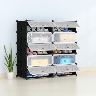 China Easy Collect Portable Organizer Tower, Modular Shoe Cabinet for Space Saving, Shoe Storage Shoe Racks Ideal for Shoes for sale