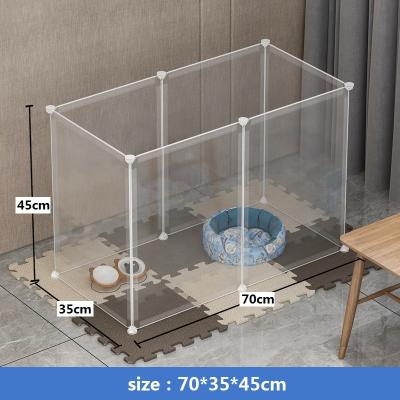 China DIY Breathable Transparent Plastic Pet Barrier Convenient Lounge for sale