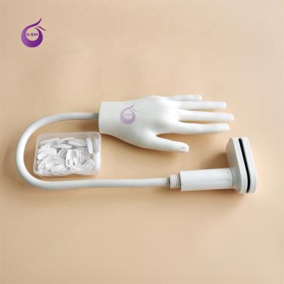 China Realistic Training School Silicone Practice Hand For Nails With Tips for sale