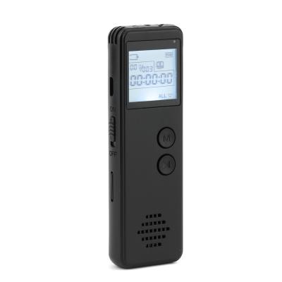 China A Digital Voice Recorder Dictaphone MP3 Noise Reduction Voice MP3 WAV Background Audio Record Player 128Kbps 13.5*7.6*4.7cm for sale