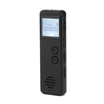 China Digital Voice Recorder One Key Background Recording MP3 Dictaphone Noise Reduction Voice MP3 WAV Audio Record Player 128Kbps 13.5*7.6*4.7cm for sale