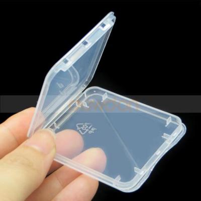 China Super Hard Eco-friendly PP Plastic Case For CF Card Memory Cards Case for sale