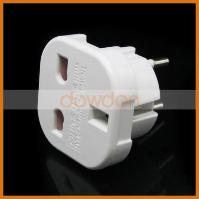 China Universal 4.0mm 10A 3 Pin Square To Round Adapter Residential/General Purpose Plug for sale