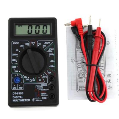 China Professional Digital LCD Multimeter Tester Meter Voltmeter Ammeter Ohm DT830B DT830B for sale