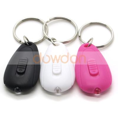 China Cheapest Factory Price Plastic Portable Flashlight Key Chain for sale