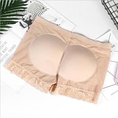 China Antibacterial detachable women's underwear with removable butt pads, women's buttocks with lace panties for sale