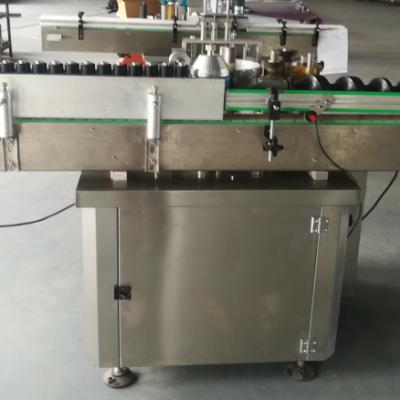 China Food Automobile Labeling Machine Paste Labeling Machine For Round Bottles Linear Type for sale