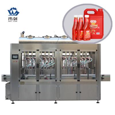 China 4000BPH Honey Jar Filling Machine Cream High Viscosity Liquid Automatic Filling Machine for sale