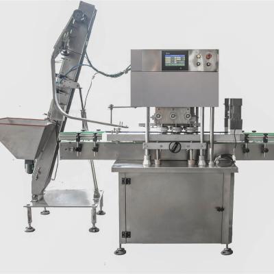 China YXT-CG Automatic Food Linear Type High Precision Jar Twist Off Capping Machine for sale