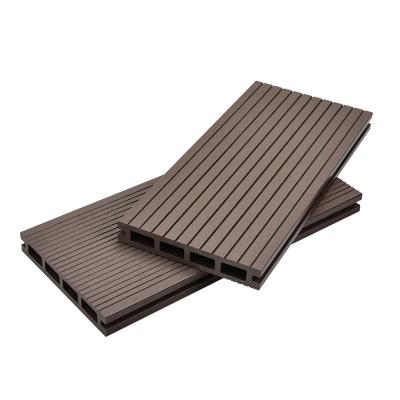 China Waterproof/eco-friendly/UV-resistant/anti-water/non-slip/easy install outdoor wpc decking cavity deck waterproof deck board for sale