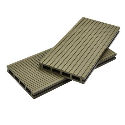 China Waterproof/eco-friendly/UV-resistant/anti-water/non-slip/easy install WPC waterproof outdoor decking boards natural wood composite flooring for sale