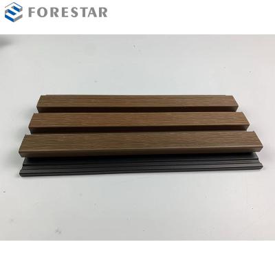 China Waterproof/eco-friendly/UV-resistant/anti-water/non-slip/easy install new waterproof wpc facade cladding wood color wall cladding for sale