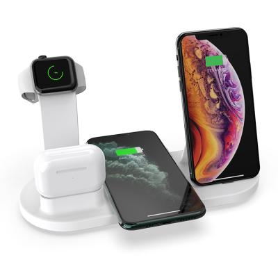 China Free Shipping 5 in 1 Wireless Charger Stand Multi Fast Charger Port Charging Station with Wireless Protection and 5 in 1 Wireless Charger for sale