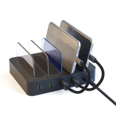 China Universal Desktop Portable Desk Stand Tablet Charger Mobile Phone USB Charging Station for sale