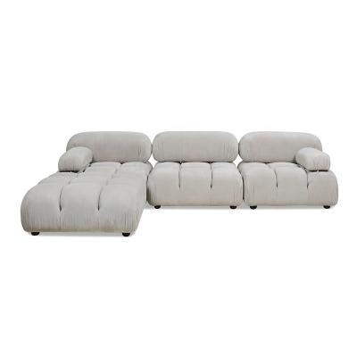 China Mario Bellini Boucle Sofa Modular Sectional Upholstered Wholesale Modular Sofa Living Room Sofas for sale