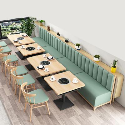 China Modern Customize Restaurant Hot Marble Pot Table And Chairs Set Modern White Stone Hot Pot Table And Chair Furniture Set for sale