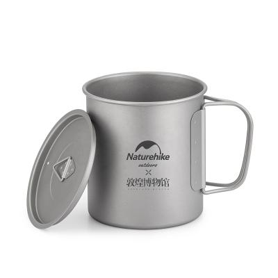 China Naturehike Dunhuang series glamping ultra light portable foldable pure titanium cup NH21CJ013 for sale