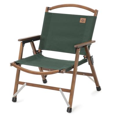 China Minimalist Naturehike furniture outdoor glamping wooden kermit folding chair for camping for sale