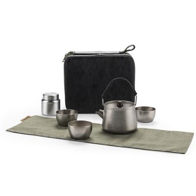 China Naturehike Sustainable Outdoor Portable Camping Teawear Titanium Tea Set for sale