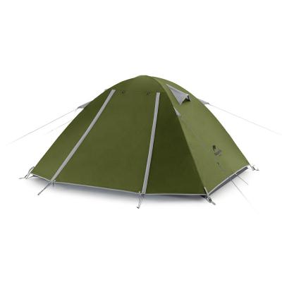 China Naturehike New Aluminum Alloy Double Layer Tent P-series Outdoor Camping Tent Diagonal Tying Type For 2 3 4 Person for sale