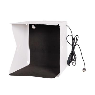 China Meilike factory portable plastic new L107 plastic 6 inch folding box photo studio LED light photo camera boxes for sale