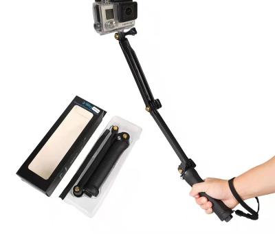 China Meilike Universal Portable Flexible Plant Bar Tripod Tripod Monopod Direct Solid Triple Folding Mount For Phone Vanish Pro Cameras Selfie Stick for sale