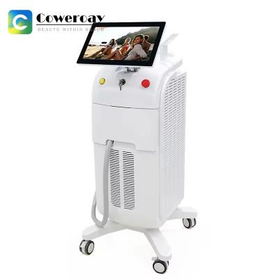 China 1200W 12bars Diode Laser Hair Removal Machine 755nm 808nm 1064nm Triple Wavelength for sale