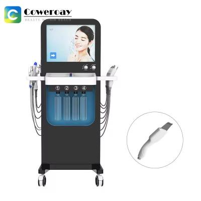 China 15 Inch Touch Screen Oxygen Hydrafacial Machine Dermabrasion Hydra Peel Facial Machine for sale