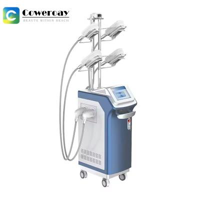 China 5 Handles Cryotherapy Slimming Machine , Cryotherapy Fat Removal Machine 	1600W for sale