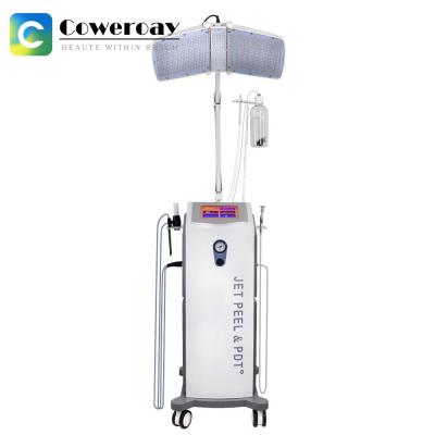 China Face Care PDT LED Light Therapy Machine 500W Oxygen Jet Peel Beauty Machine for sale