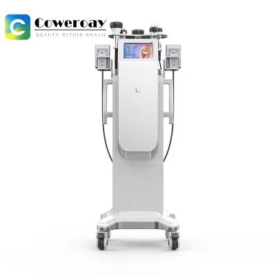 China Body Sculpting Fat Burner Vacuum+Cavitation+ RF+Lipolaser Body Massage Machine for sale