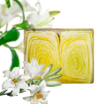 China Private Label Lily Base Natural Organic Deep Cleansing Handmade Soap for sale