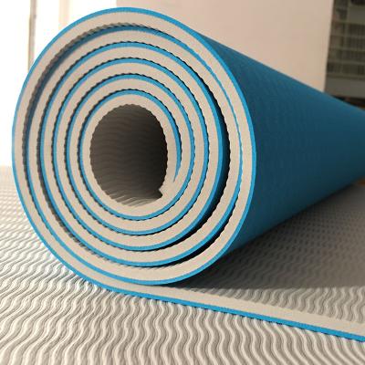 China High Density Eco-Friendly Colorful Tape Non Slip Waterproof Yoga Mat for sale