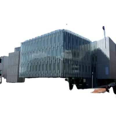 China Supermarket Commercial Construction Mirror Glass Wal Facade Cladding High-Performance Curtain Wall System for sale