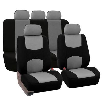 China Luxury Breathable And Durable Lightweight More Color Sell Polyester Fabric Car Seat Covers Towel Black General Car Seat Covers From China for sale