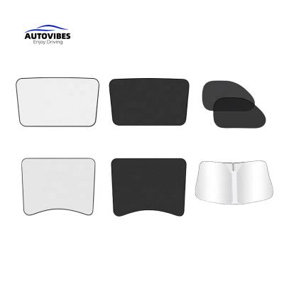 China Multi Car Strong UV Sunshade Skyroof Block Sunshade Heat Insulation and Magnetic Car Sunshade for Tesla Sunshade for sale