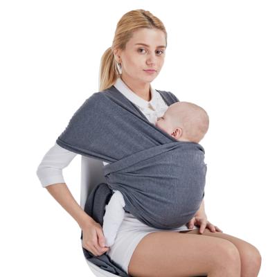 China High Quality C'dear 5.3m Eco-Friendly Hot Selling Cotton Fabric Stretchy Easy Wear And Carry Infant Wrap Carrier Ring Sling Wrap for sale