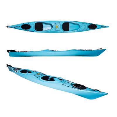 China Fishing Kayak Touring Kayak Tandem Our Kayak Double Person Sit In Seat Ocean Sea Boat Kayak For Sale for sale